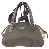 Burberry brown cloth handbag