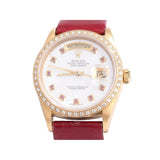 Rolex multicolour yellow gold watch