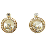 Chopard happy diamonds yellow yellow gold earrings
