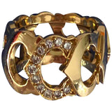 Cartier c gold yellow gold rings