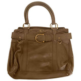 Burberry brown leather handbag