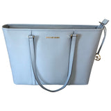 Michael Kors sady blue leather handbag