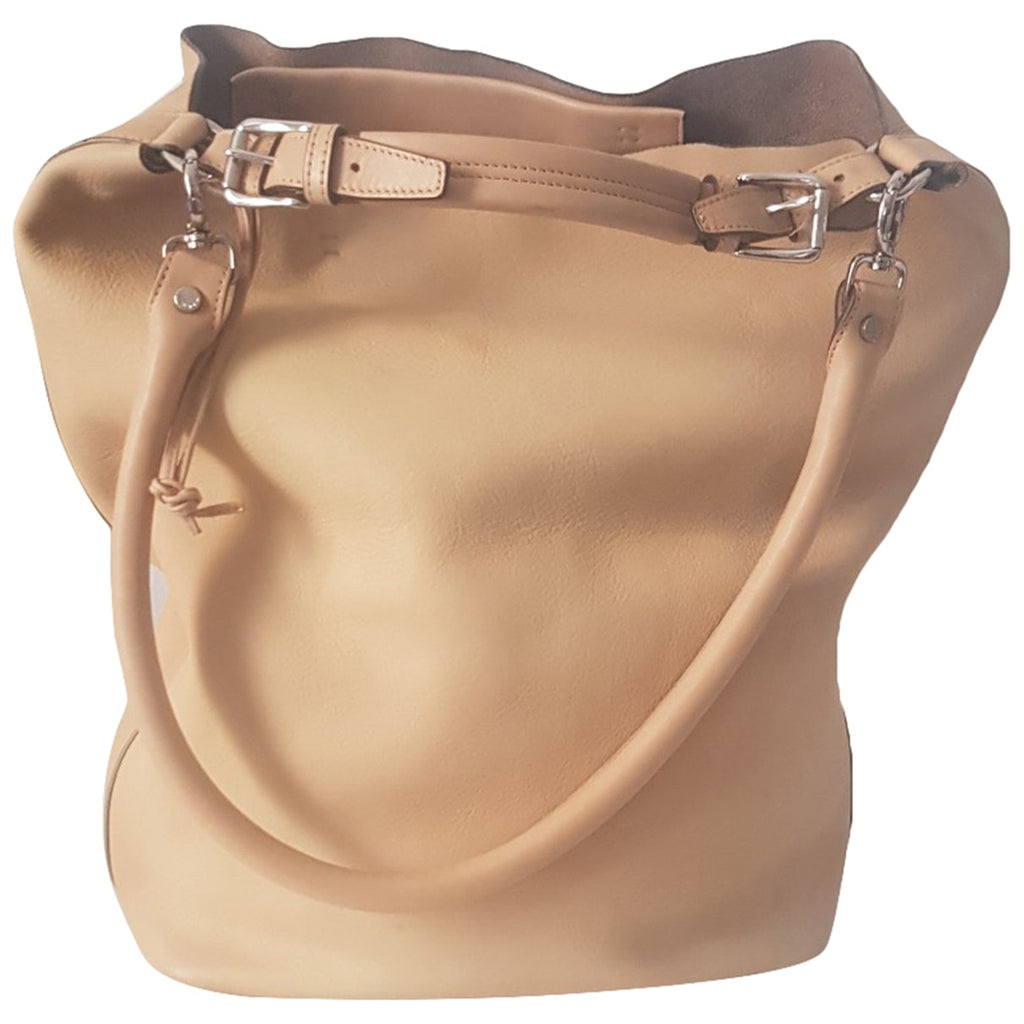 Marni moon beige leather handbag
