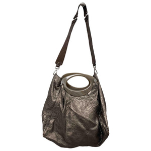 Marni gold leather handbag