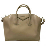 Givenchy antigona beige leather handbag