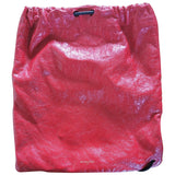 Balenciaga red leather backpacks