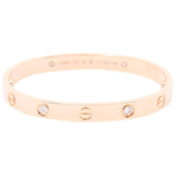 Cartier love gold pink gold bracelets