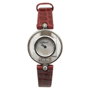 Chopard happy diamonds white white gold watch