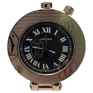 Cartier silver steel watch