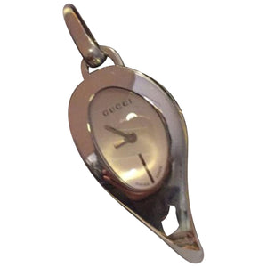 Gucci horsebit silver steel watch