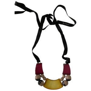 Marni multicolour plastic necklaces