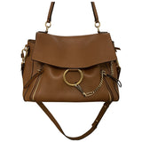 Chloé faye day camel leather handbag
