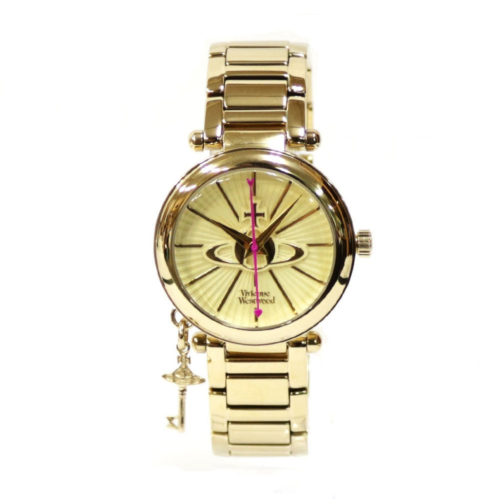 Vivienne Westwood gold steel watch