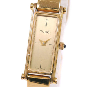 Gucci silver steel watch