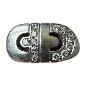 Bvlgari parentesi white platinum rings