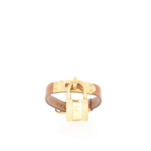 Hermès kelly beige steel watch