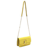 Chloé C Yellow Leather Handbag