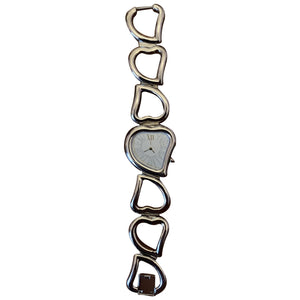 Yves Saint Laurent silver steel watch