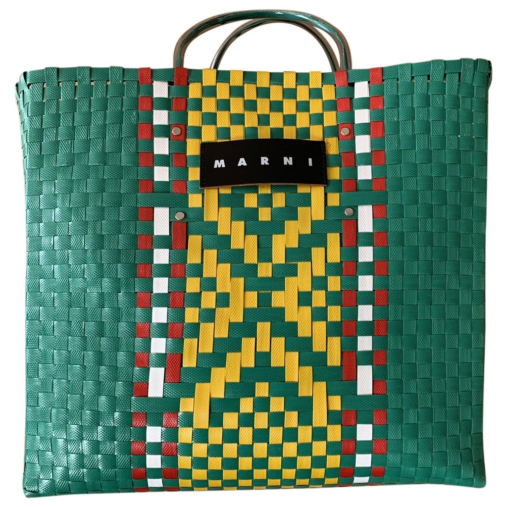 Marni multicolour plastic handbag