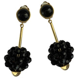 Marni black metal earrings