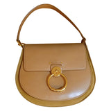 Chloé tess camel leather handbag