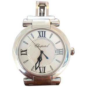 Chopard impériale  silver steel watch