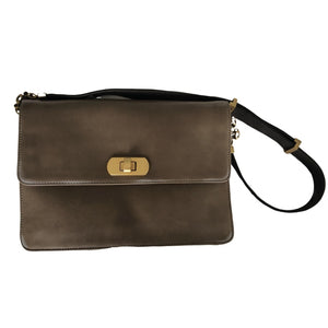 Marni khaki leather handbag