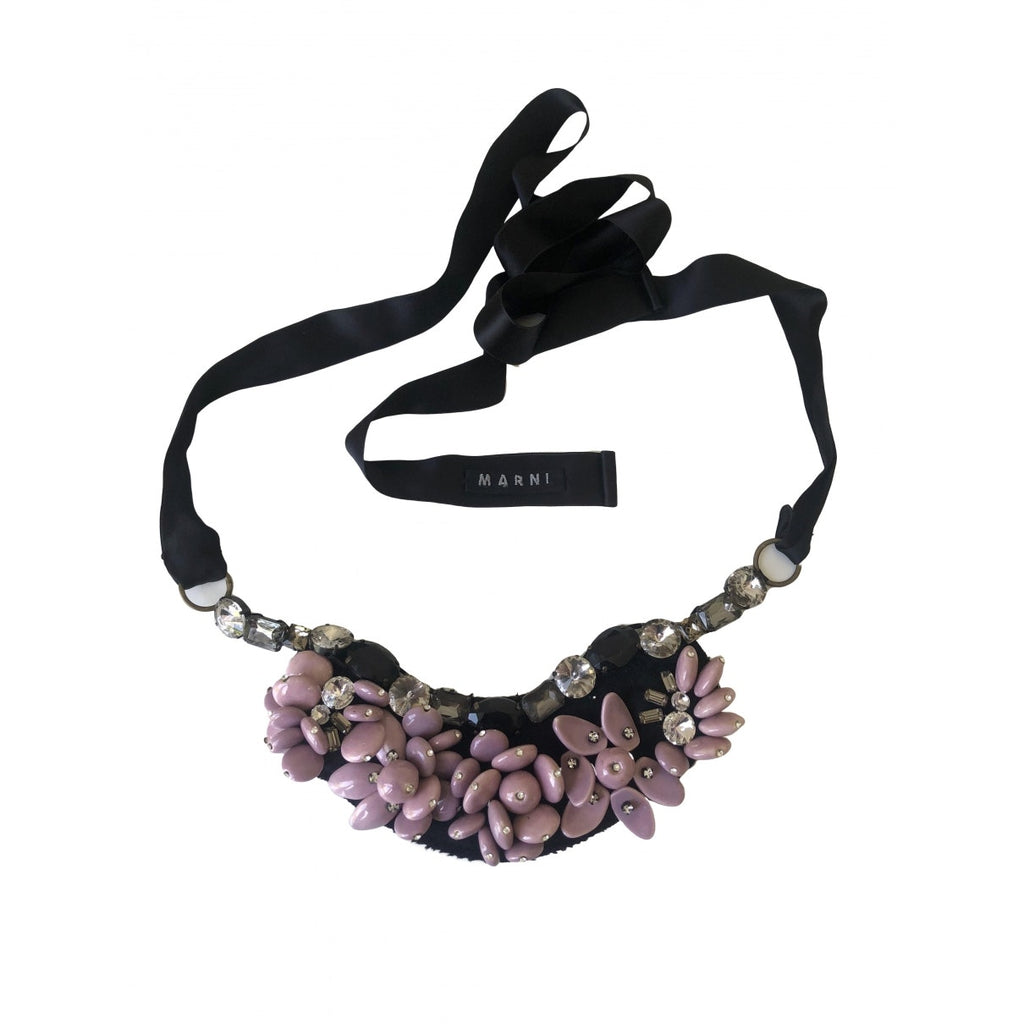 Marni pink metal necklaces