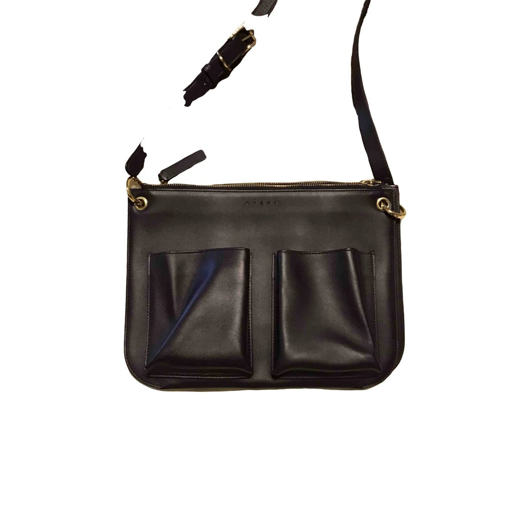 Marni purple leather handbag