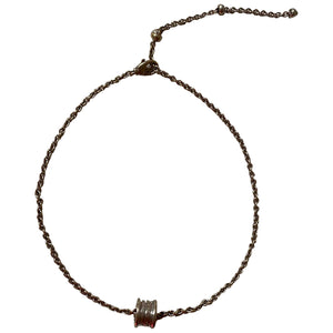 Bvlgari b.zero1 silver white gold necklaces