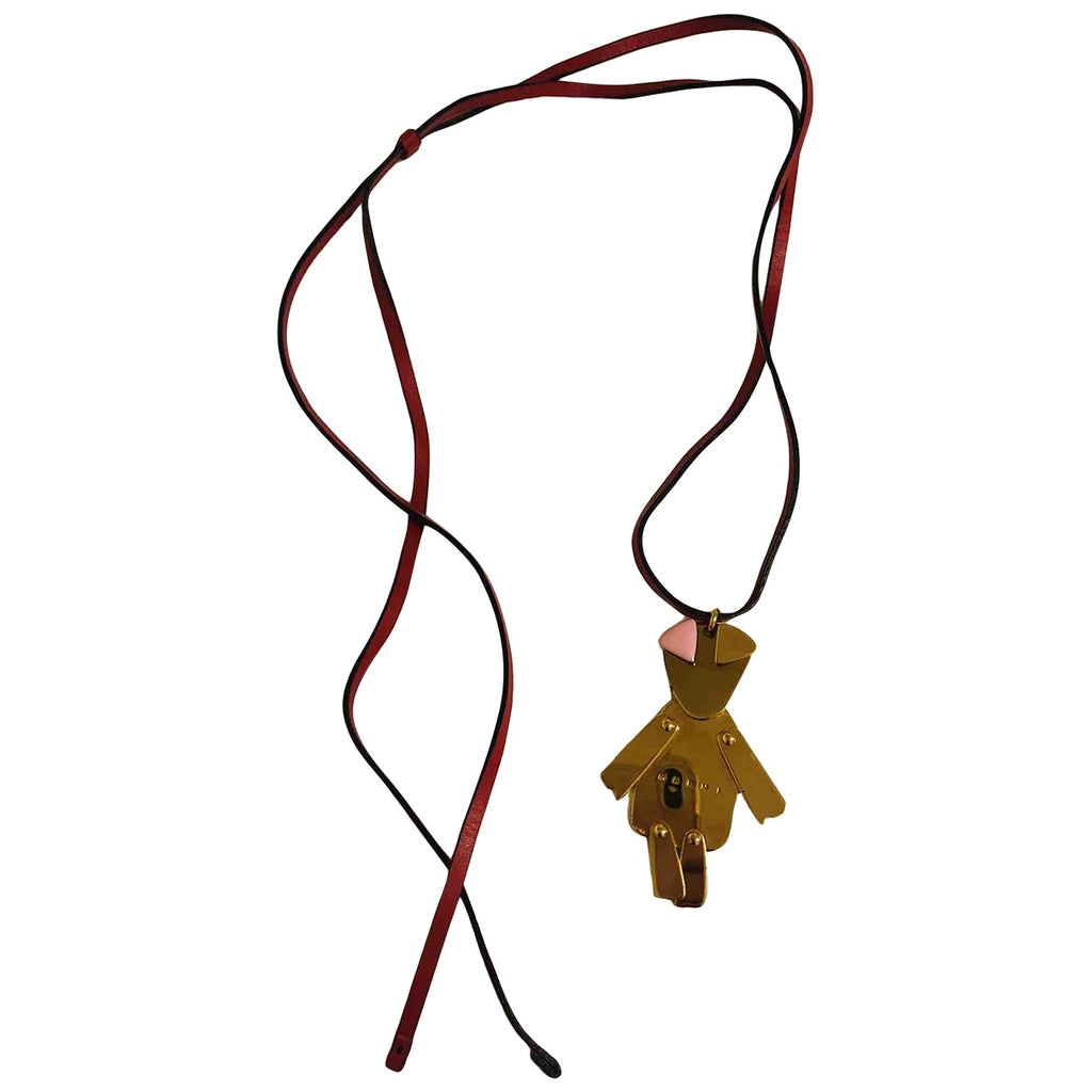 Marni gold metal necklaces