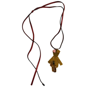 Marni gold metal necklaces