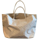 Goyard saint-louis white cloth handbag