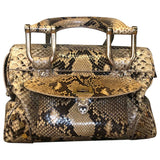 Chopard beige python handbag