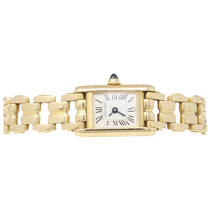 Cartier tank louis cartier yellow yellow gold watch