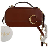 Chloé c brown leather handbag