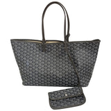 Goyard saint-louis grey cloth handbag