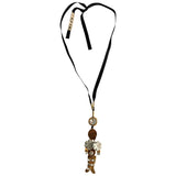 Marni gold gold plated long necklaces