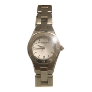 Baume Et Mercier linéa silver steel watch