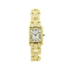 Cartier tank française gold yellow gold watch