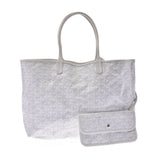 Goyard saint-louis grey cloth handbag