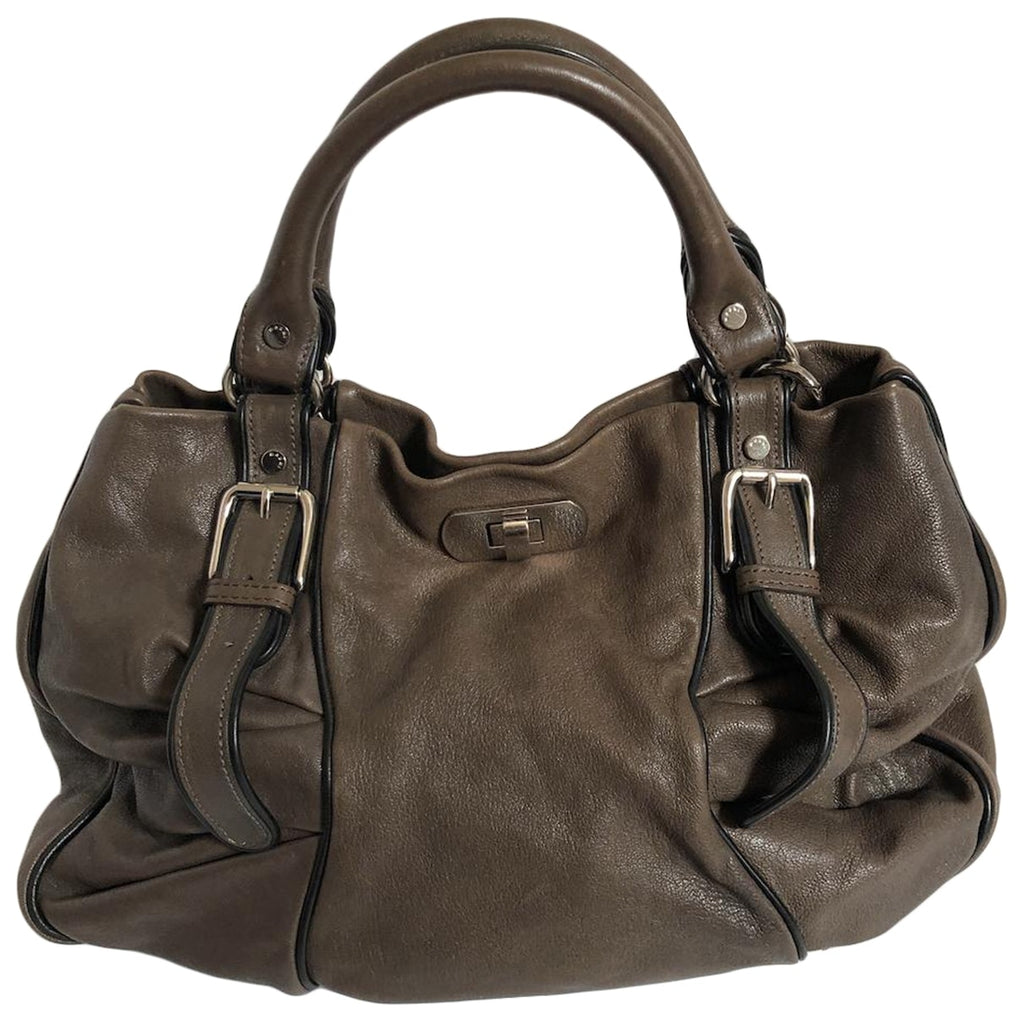 Marni brown leather handbag