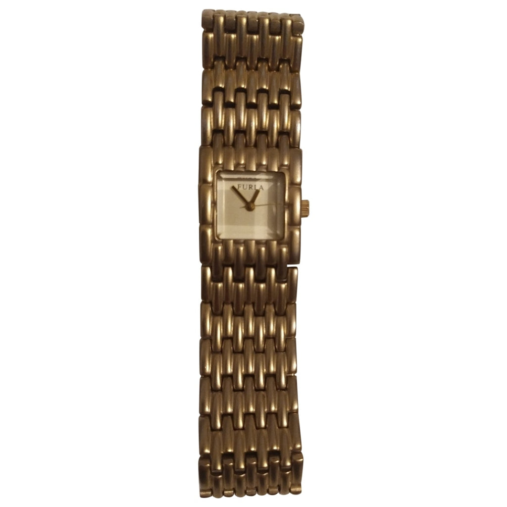 Furla gold gold plated watch