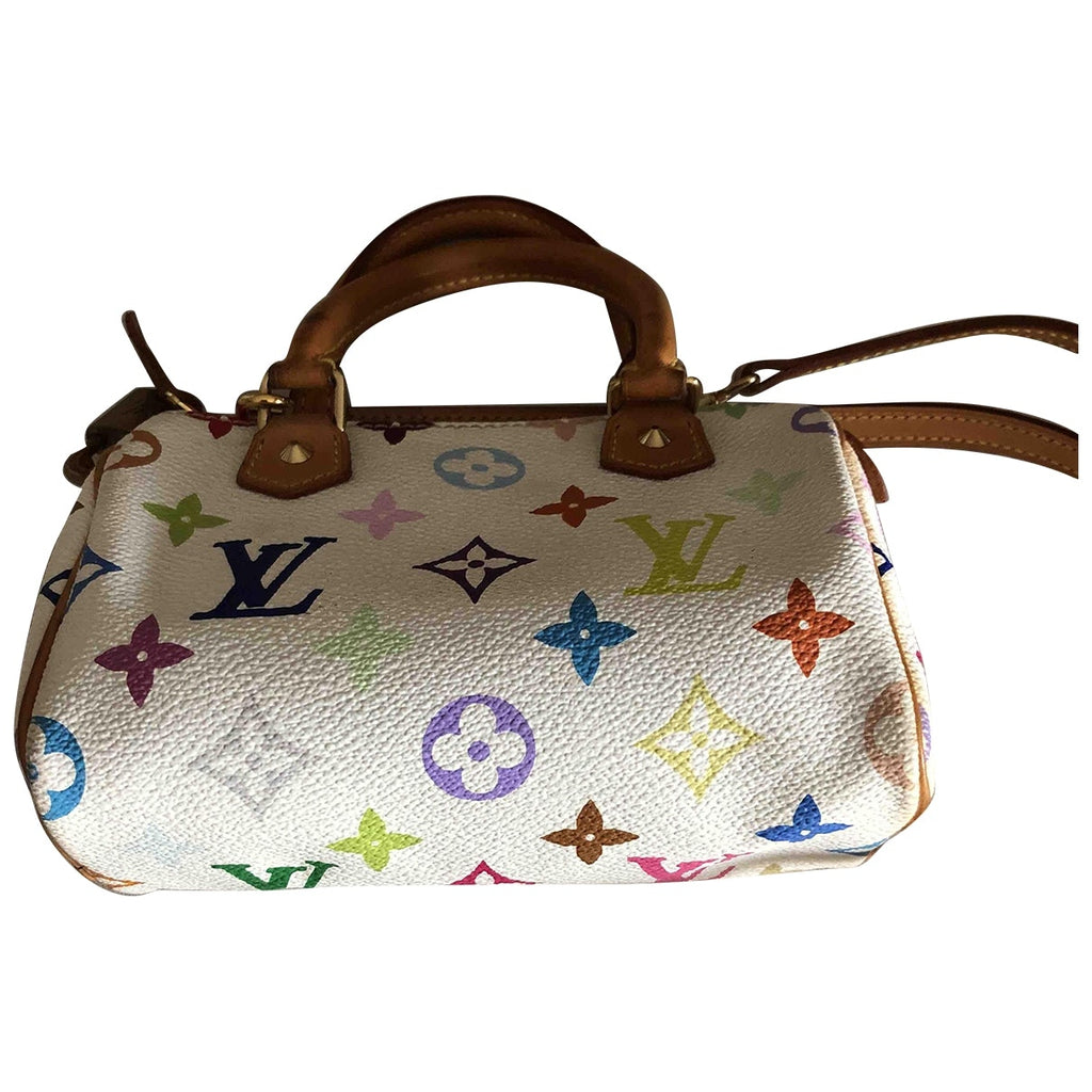 Louis Vuitton nano speedy / mini hl multicolour cloth handbag