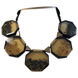 Marni black plastic necklaces