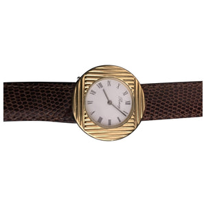 Poiray ma première gold gold plated watch