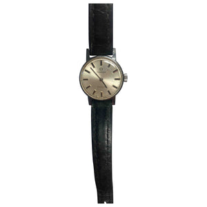 Omega de ville  brown steel watch