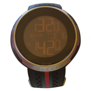 Gucci i-gucci digital silver steel watch