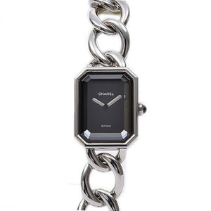 Chanel première chaîne silver steel watch