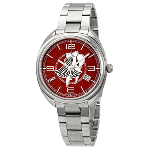 Fendi silver steel watch